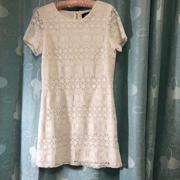 Lulus love you for eternity lace shift knee length dress, women size small - Picture 4 of 12